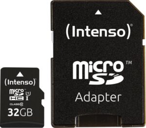 Muu arvutitarvik Intenso  MEMORY MICRO SDHC 32GB UHS-I/W/ADAPTER 3423480 