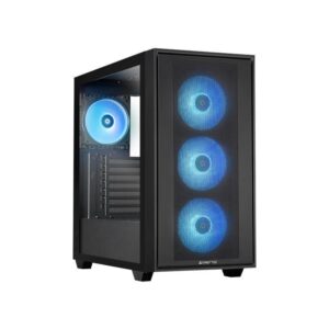 Arvuti korpus Chieftec  Case||HUNTER 3|MidiTower|Case product features Transparent panel|Not included|ATX|EATX|MicroATX|MiniITX|Colour Black|GS-03B-OP 