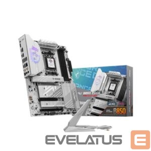 AMD protsessori emaplaat MSI  Mainboard||AMD B850|SAM5|ATX|Memory DDR5|Memory slots 4|3xPCI-Express 16x|4xM.2|1xHDMI|1xAudio-In|1xAudio-Out|4xUSB 2.0|1xUSB 3.0|2xUSB 3.2|3xUSB-C|1xOptical S/PDIF|1xRJ45|MPGB850EDGETIWIFI 