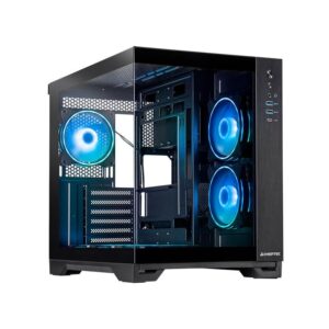 Computer case Chieftec  Case||VISIO GM-30B-TG-OP|MidiTower|Case product features Transparent panel|Not included|ATX|MicroATX|MiniITX|Colour Black|GM-30B-TG-OP 