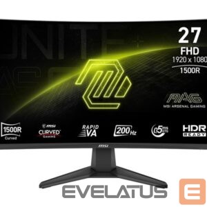 Monitorid MSI  LCD Monitor||MAG 276CF E20|27"|Gaming/Curved|Panel VA|1920x1080|16:9|200 Hz|0.5 ms|MAG276CFE20 