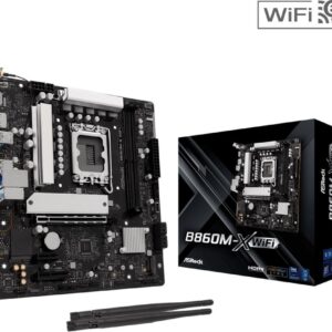 Intel protsessori emaplaat Asrock  Mainboard||Intel B660|LGA1851|Micro-ATX|Memory DDR5|Memory slots 2|B860M-X_WIFI 