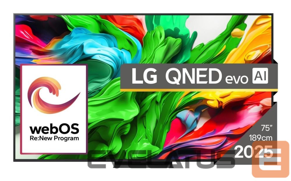 Телевизор LG TV Set||75"|4K/Smart|3840x2160|Wireless LAN|Bluetooth|webOS|Black|75QNED86A3A