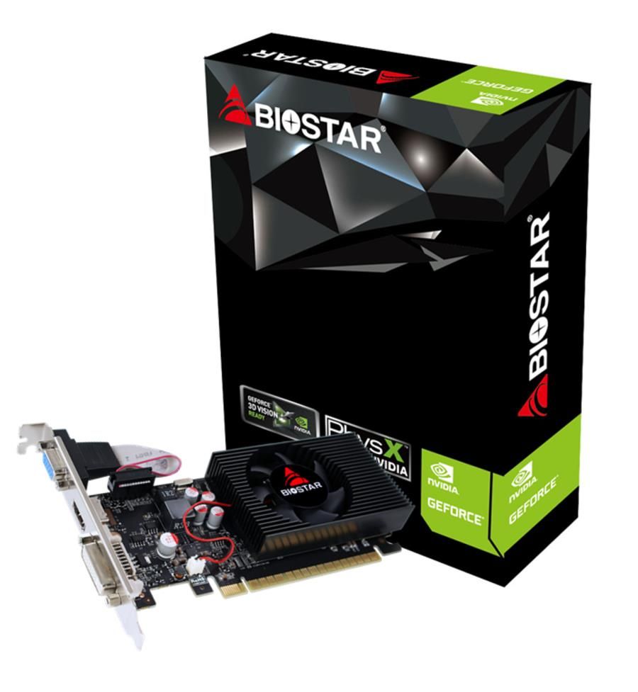 Графическая карта / Видеокарты BIOSTAR Graphics Card||NVIDIA|GeForce GT 730|700 MHz|2 GB|GDDR3|128 bit|PCI Express 2.0|Active|VN7313THX1
