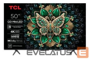 Televizors TCL  TV Set||50 "|4K Ultra HD|3840 x 2160 pixels|Flat|16:9|50Q6C 