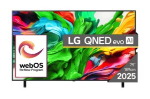 Televizors LG  TV Set||75"|4K/Smart|3840x2160|Wireless LAN|Bluetooth|webOS|Black|75QNED85A3C 