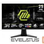 Monitor MSI  LCD Monitor||24.5 "|1920x1080 pixels|Full HD|Native aspect ratio 16:9|LCD|Flat|MAG255XF 