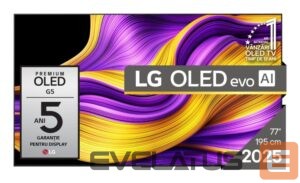 Televizors LG  TV Set||77"|OLED/4K/Smart|3840x2160|Wireless LAN|Bluetooth|webOS|Black|OLED77G51LW 