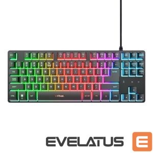 Arvuti klaviatuur Trust  KEYBOARD USB GXT833 THADO TKL/ENG BLACK 25886 