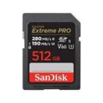 Kitas kompiuterio priedas SANDISK BY WESTERN DIGITAL  MEMORY SDXC 512GB UHS-II/SDSDXEP-512G-GN4IN 