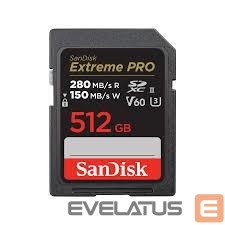 Другой аксессуар для компьютера SANDISK BY WESTERN DIGITAL  MEMORY SDXC 512GB UHS-II/SDSDXEP-512G-GN4IN 