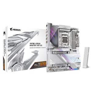 AMD protsessori emaplaat Gigabyte  Mainboard||AMD X870E|SAM5|ATX|Memory DDR5|Memory slots 4|X870EAMASTERXICE 