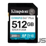Muu arvutitarvik Kingston  MEMORY SDXC 512GB UHS-I/SDG4/512GB 