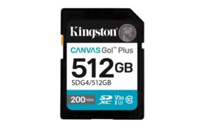 Другой аксессуар для компьютера Kingston  MEMORY SDXC 512GB UHS-I/SDG4/512GB 