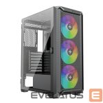 Arvuti korpus XILENCE  Case||ATX/micro ATX/Mini-ITX|Black|Midi Tower|PC|XG161 