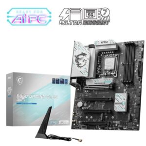 Intel protsessori emaplaat MSI  Mainboard||Intel B860 Express|LGA1851|Memory DDR5|Memory slots 4|B860GAMINGPLUSWIFI 