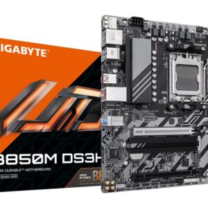 Pamatplate AMD procesorsiem Gigabyte  Mainboard||AMD B850|Socket AM5|micro ATX|RAM DDR5-SDRAM|4xSlots|2xNumber of M.2 (M) slots|B850MDS3H1.2 