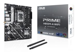 Pamatplate Intel procesorsiem Asus  Mainboard||Intel H810|LGA1851|Micro-ATX|Memory DDR5|Memory slots 2|PRIMEH810M-AWIFI 