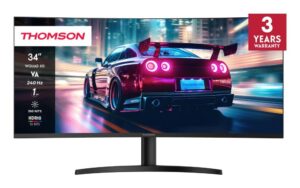 Monitors Thomson  LCD Monitor||34 "|3440 x 1440 pixels|UltraWide Quad HD|LCD|Curved|M34QG7Y14C 
