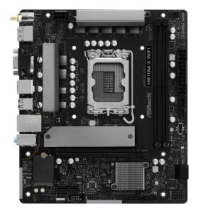 Intel protsessori emaplaat Asrock  Mainboard||Intel H810|LGA 1851 (Socket V1)|micro ATX|RAM DDR5-SDRAM|2xSlots|Wi-Fi Yes|Bluetooth Yes|1xNumber of M.2 (M) slots|H810M-XWIFI 
