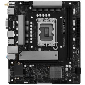 Intel protsessori emaplaat Asrock  Mainboard||Intel H810|LGA 1851 (Socket V1)|micro ATX|RAM DDR5-SDRAM|2xSlots|Wi-Fi Yes|Bluetooth Yes|1xNumber of M.2 (M) slots|H810M-XWIFI 
