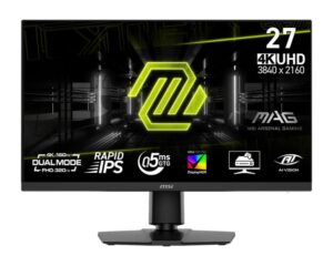 Monitors MSI  LCD Monitor||MAG 272URDF E16|27"|Gaming/4K|Matte|Panel IPS|3840x2160|16:9|160Hz|0.5 ms|Colour Black|MAG272URDFE16 