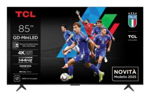 Televiisorid TCL  TV Set||85 "|4K Ultra HD|3840 x 2160 pixels|Flat|16:9|QD-Mini LED|85Q6C 