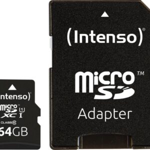 Other Computer Accessory Intenso  MEMORY MICRO SDXC 64GB UHS-I/W/ADAPTER 3423490 