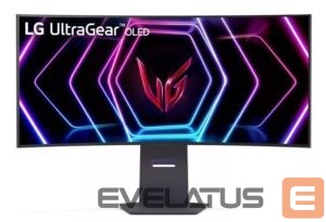 Monitors LG  Monitor||39GS95QE-B|39"|Gaming/Curved/21 : 9|Panel OLED|3440x1440|21:9|240Hz|Matte|0.03 ms|Swivel|Height adjustable|Tilt|Colour Black|39GS95QE-B 