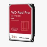 Cietais disks HDD Western Digital  HDD||Red Pro|24TB|SATA|512 MB|7200 rpm|3,5"|WD240KFGX 