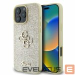 Back panel cover Guess  Guess Fixed Glitter Big 4G case for iPhone 16 Pro Max - gold 