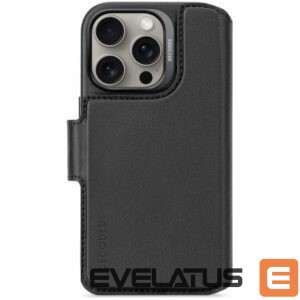 Other Phone Accessory Decoded  Decoded Leather Detachable Wallet MagSafe Case with Wallet for iPhone 16 Pro - Black 