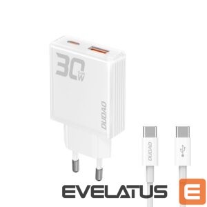 Adapteris Dudao  z kablem USB-C White