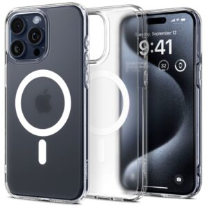 Citas preces Spigen  Spigen Ultra Hybrid Mag Case with MagSafe for iPhone 15 Pro - Clear Matte 