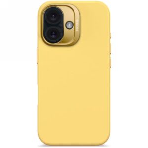 Другие товары Decoded  Decoded AntiMicrobial Silicone Backcover with MagSafe for iPhone 16 - Yellow 
