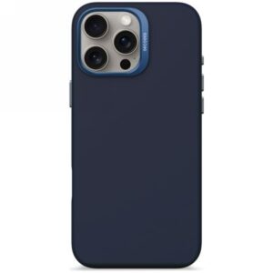 Другие товары Decoded  Decoded AntiMicrobial Silicone Backcover Case with MagSafe for iPhone 16 Pro Max - Navy Blue 