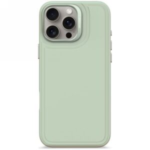 Other goods Decoded  Decoded AntiMicrobial Silicone Stacks Backcover Case with MagSafe for iPhone 16 Pro Max - Green 