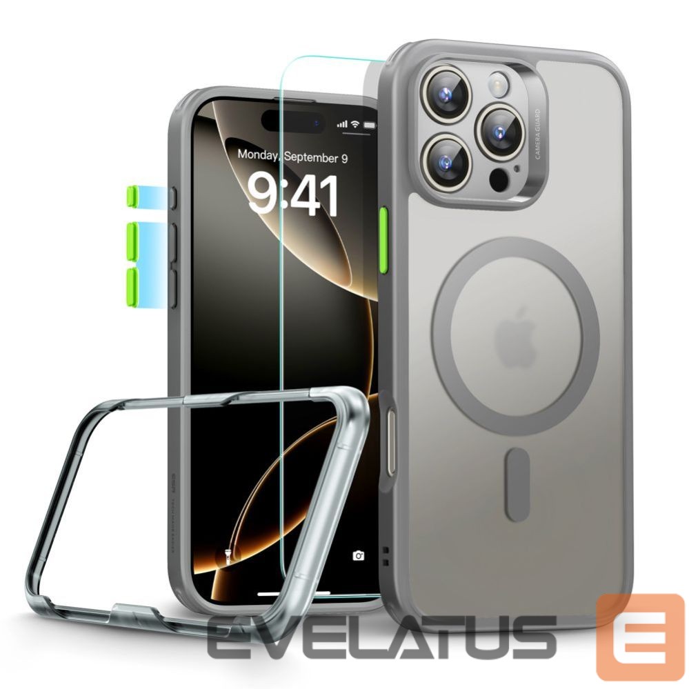 Citas preces ESR ESR Classic Pro Set Halolock MagSafe iPhone 16 Pro Case - Gray