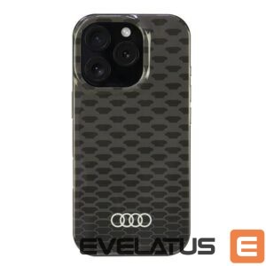 Citas preces Audi  Audi IML Stitching Pattern MagSafe iPhone 16 Pro 6.3" black/black hardcase AU-IMLMIP16P-Q5/D3-BK 
