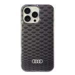 Citas preces Audi  Audi IML Stitching Pattern MagSafe iPhone 16 Pro Max 6.9" black/black hardcase AU-IMLMIP16PM-Q5/D3-BK 