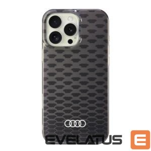 Citas preces Audi  Audi IML Stitching Pattern MagSafe iPhone 16 Pro Max 6.9" black/black hardcase AU-IMLMIP16PM-Q5/D3-BK 