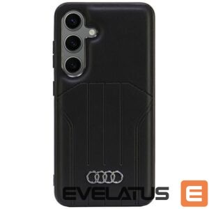 Citas preces Audi  Audi Synthetic Leather MagSafe S24 S921 black/black hardcase AU-TPUPCMS24-Q5/D1-BK 