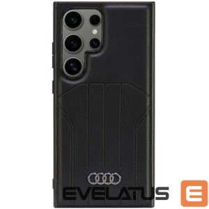 Citas preces Audi  Audi Synthetic Leather MagSafe S24 Ultra S928 black/black hardcase AU-TPUPCMS24U-Q5/D1-BK 