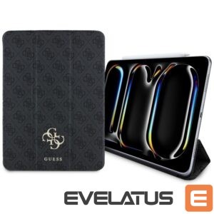 Citas preces Guess  Guess GUFC11PM24PS4SGK iPad Pro 11" 2024 black/black Magnetic 4G Big Logo 