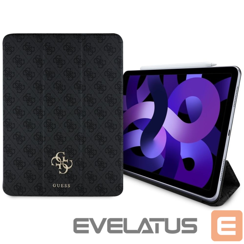 Citas preces Guess Guess GUFC13RM24PS4SGK iPad Air 13" 2024 black/black Magnetic 4G Big Logo