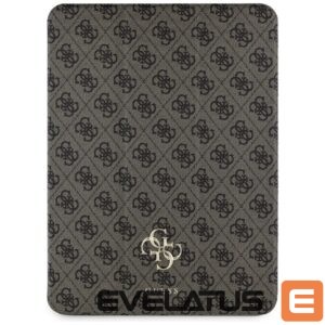 Citas preces Guess  Guess GUFC13RM24PS4SGW iPad Air 13" 2024 brown Magnetic 4G Big Logo 