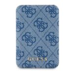 Citas preces Guess  Guess Powerbank inductive 15W GUPB5FP4EMGB 5000mAh blue/blue 4G Leather Metal Logo MagSafe 
