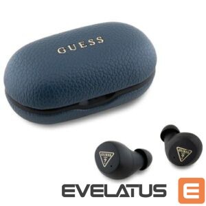 Citas preces Guess  Guess Bluetooth headphones GUTWSPGTSPSB TWS + docking station blue/blue Grained Classic Logo 
