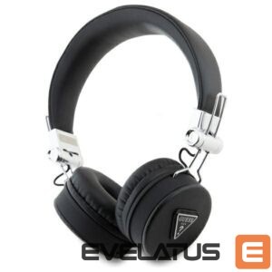 Citas preces Guess  Guess Bluetooth ENC GUBH70PGTSPSK on-ear headphones black/black Grained Classic Round Shape 