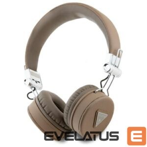 Citas preces Guess  Guess Bluetooth ENC GUBH70PGTSPSW Brown Grained Classic Round Shape Headphones 